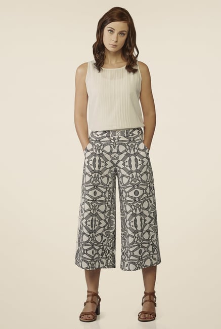 AND Black & White Printed Culottes AND Black & White Printed Culottes