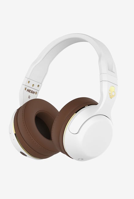 Skullcandy Hesh 2 S6HBJY-534 Headphones with Mic(White&Gold) Skullcandy Hesh 2 S6HBJY-534 Headphones with Mic(White&Gold)