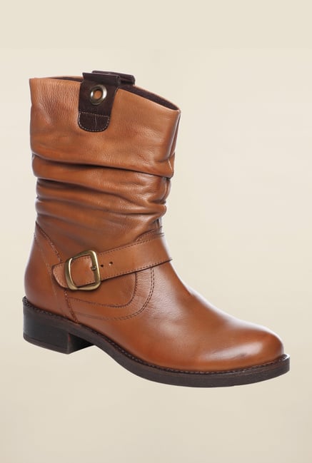 Pavers England Brown Biker Boots Pavers England Brown Biker Boots