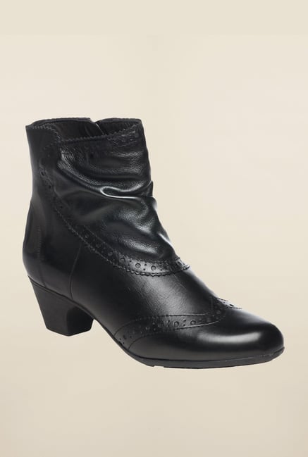 Pavers England Black Brogue Boots Pavers England Black Brogue Boots