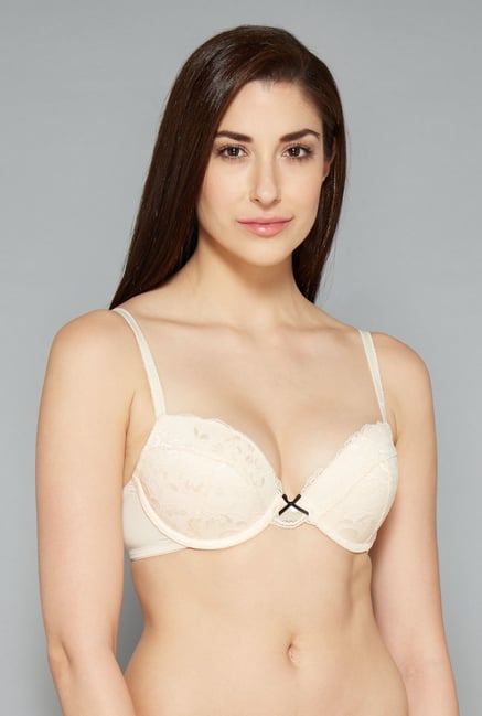 Wunderlove Cream Under Wired Padded Bra Wunderlove Cream Under Wired Padded Bra