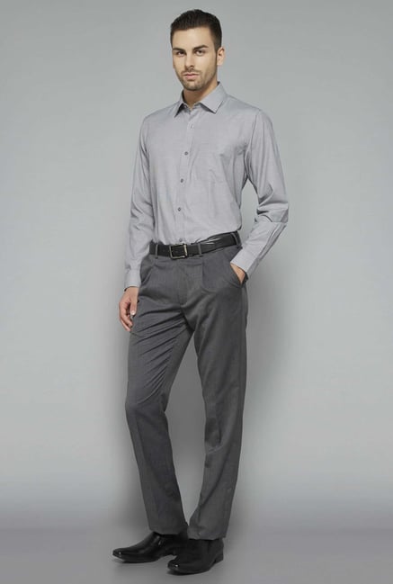 Weststreet Grey Checks Shirt Weststreet Grey Checks Shirt
