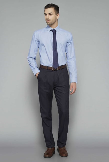 Weststreet Blue Checks Regular Fit Shirt Weststreet Blue Checks Regular Fit Shirt