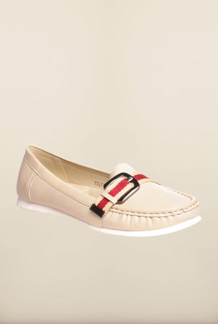 Pavers England Beige Casual Loafers Pavers England Beige Casual Loafers