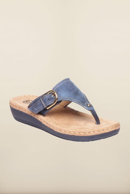Pavers England Blue Thong Sandals Pavers England Blue Thong Sandals