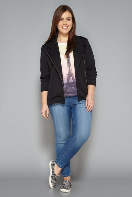 Sassy Soda Dark Blue Washed Slim Fit Jeans Sassy Soda Dark Blue Washed Slim Fit Jeans