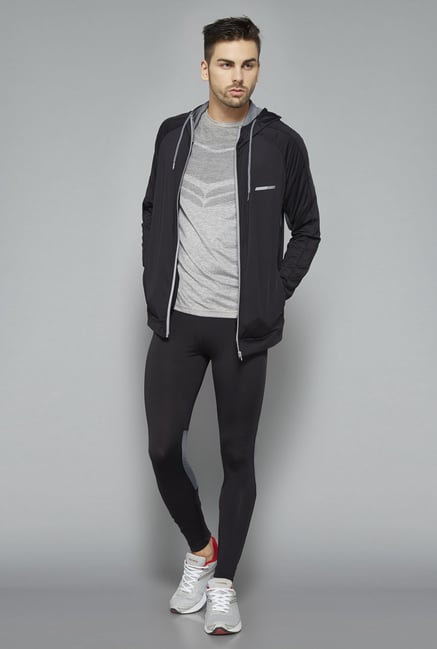 Westsport Black Solid Skinny Fit Trackpant Westsport Black Solid Skinny Fit Trackpant