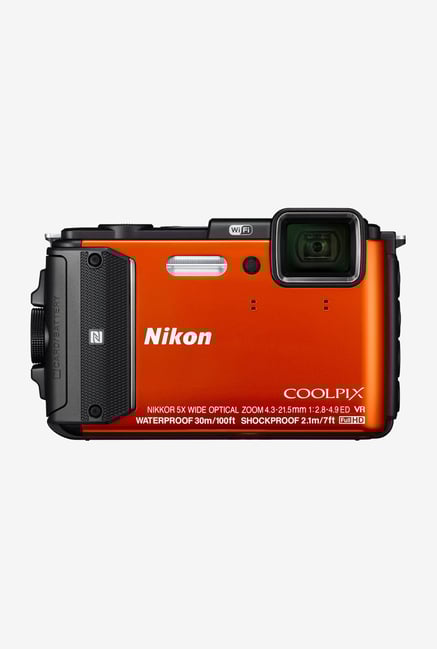 Nikon Coolpix AW130 Point and Shoot Camera (Orange) Nikon Coolpix AW130 Point and Shoot Camera (Orange)