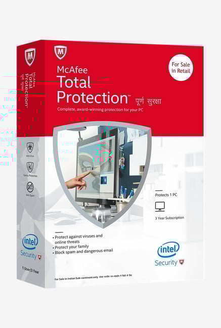 McAfee Total Protection Single User for 1 Year McAfee Total Protection Single User for 1 Year