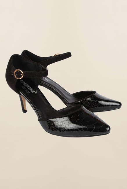 Cobblerz Black Stiletto Sandals Cobblerz Black Stiletto Sandals