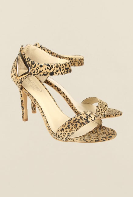 Cobblerz Brown Stiletto Sandals Cobblerz Brown Stiletto Sandals