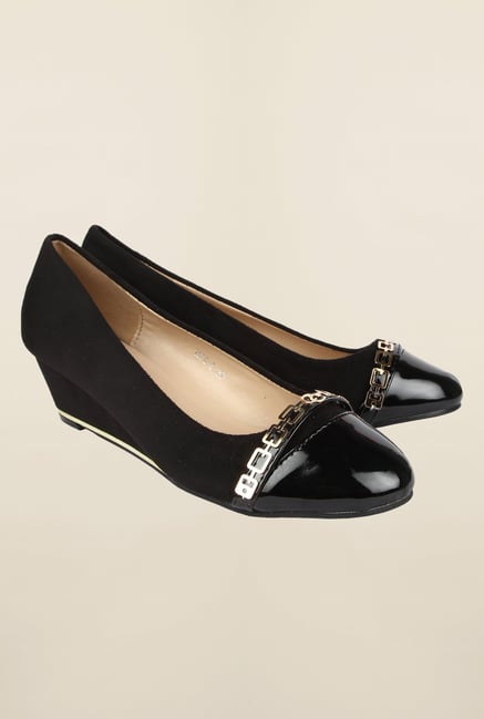 Cobblerz Black Wedge Shoes Cobblerz Black Wedge Shoes