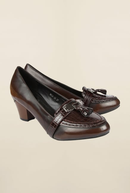 Cobblerz Brown Moccasin Shoes Cobblerz Brown Moccasin Shoes