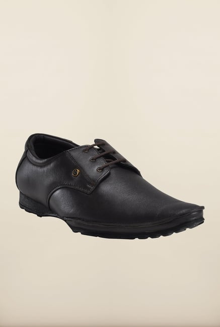 Franco Leone Black Derby Shoes Franco Leone Black Derby Shoes