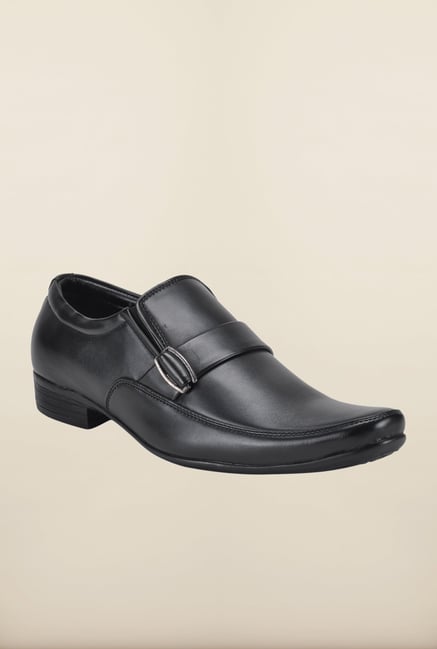 Franco Leone Black Formal Slip-Ons Shoes Franco Leone Black Formal Slip-Ons Shoes