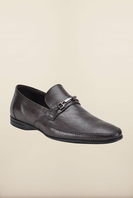 Franco Leone Brown Formal Slip-Ons Shoes Franco Leone Brown Formal Slip-Ons Shoes