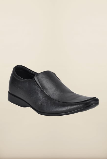 Franco Leone Black Formal Slip-Ons Shoes Franco Leone Black Formal Slip-Ons Shoes
