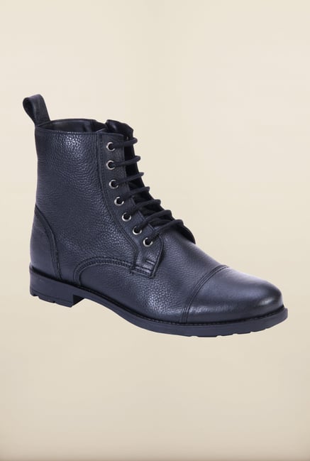Franco Leone Black Biker Boots Franco Leone Black Biker Boots