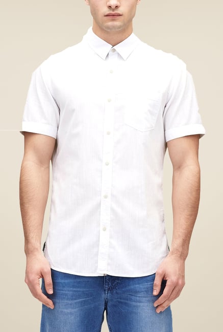 s.Oliver White Striped Shirt s.Oliver White Striped Shirt