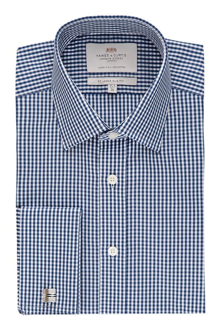 Hawes & Curtis Blue Checks Shirt Hawes & Curtis Blue Checks Shirt