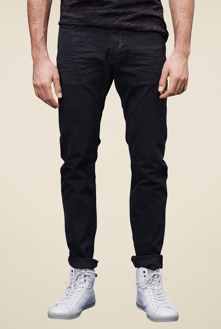 s.Oliver Black Solid Jeans s.Oliver Black Solid Jeans
