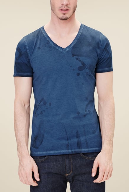 s.Oliver Blue Printed T Shirt s.Oliver Blue Printed T Shirt