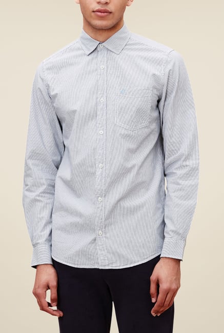 s.Oliver Grey Striped Shirt s.Oliver Grey Striped Shirt