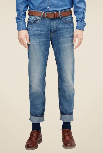 s.Oliver Blue Lightly Washed Jeans s.Oliver Blue Lightly Washed Jeans