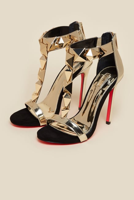Carvela by Kurt Geiger Gold Gain Sandals Carvela by Kurt Geiger Gold Gain Sandals