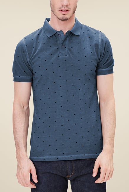 s.Oliver Blue Printed T Shirt s.Oliver Blue Printed T Shirt