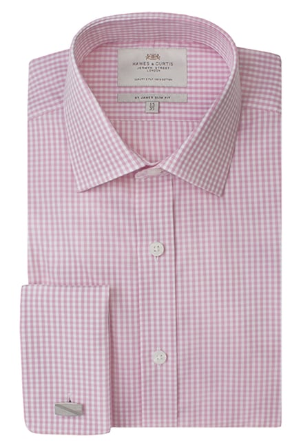 Hawes & Curtis Pink Checks Shirt Hawes & Curtis Pink Checks Shirt