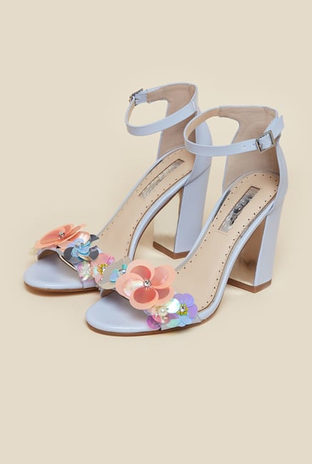 Miss KG by Kurt Geiger Light Blue Emmie Sandals Miss KG by Kurt Geiger Light Blue Emmie Sandals