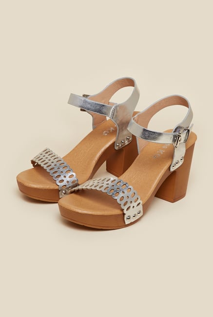 Miss KG by Kurt Geiger Silver Prim Sandals Miss KG by Kurt Geiger Silver Prim Sandals
