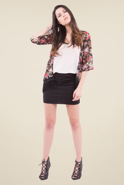 MIM Multicolor Floral Printed Jacket MIM Multicolor Floral Printed Jacket