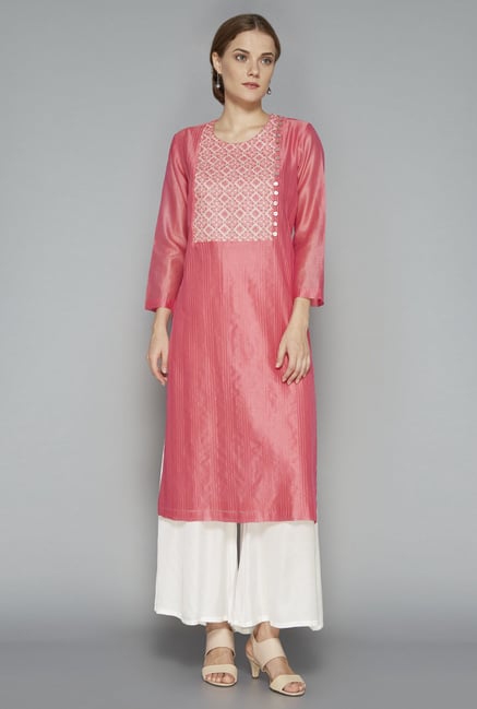 Zuba White Solid Palazzo Zuba White Solid Palazzo