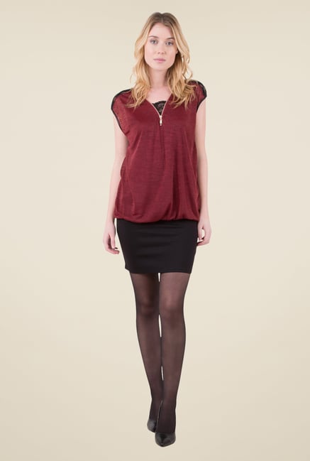 MIM Maroon Solid Top MIM Maroon Solid Top