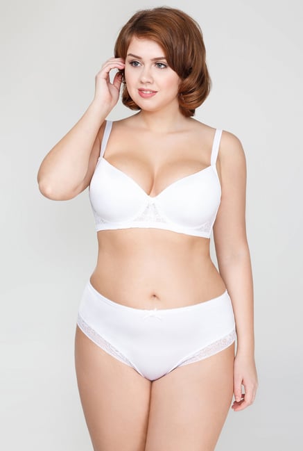 Infinity Lingerie Menorca White Solid Briefs Infinity Lingerie Menorca White Solid Briefs