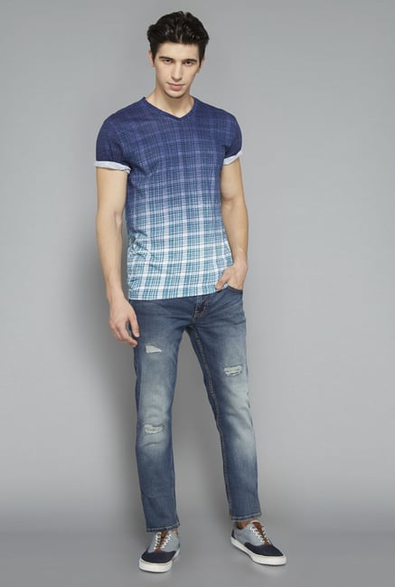 Nuon Teal Ombre T Shirt Nuon Teal Ombre T Shirt
