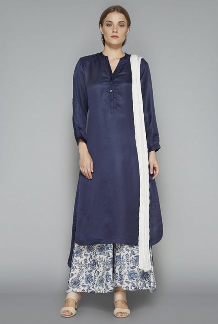 Zuba White Solid Dupatta Zuba White Solid Dupatta