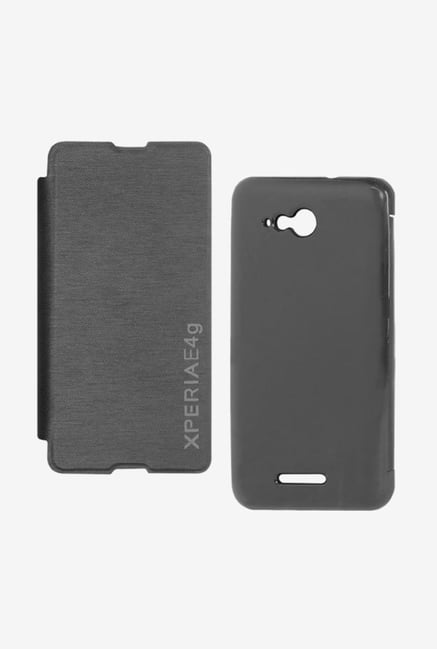 Noise Flip Cover for Sony Xperia E4g (Black) Noise Flip Cover for Sony Xperia E4g (Black)