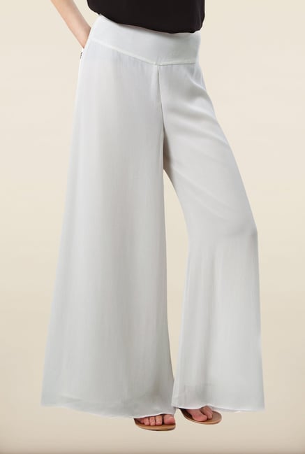 Phase Eight White Wide Leg Trousers Phase Eight White Wide Leg Trousers