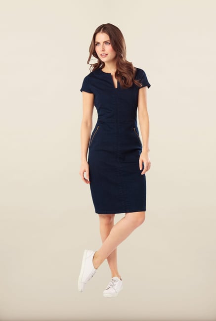 Phase Eight Navy Denim Dress Phase Eight Navy Denim Dress