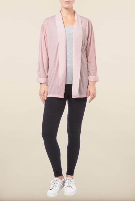 Phase Eight Pink Solid Cardigan Phase Eight Pink Solid Cardigan