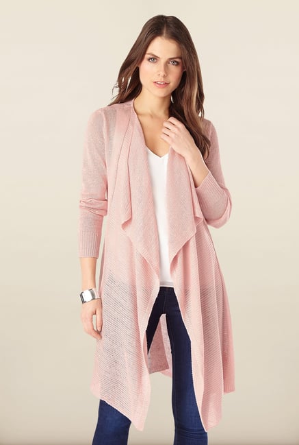 Phase Eight Pink Linen Blend Cardigan Phase Eight Pink Linen Blend Cardigan