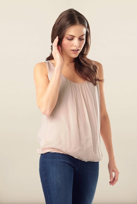 Phase Eight Pink Solid Top Phase Eight Pink Solid Top