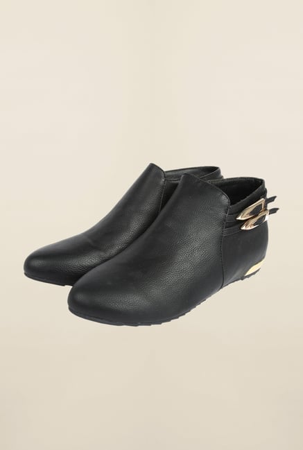 Cobblerz Black Leather Booties Cobblerz Black Leather Booties