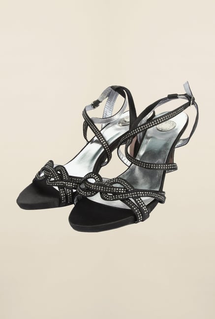 Cobblerz Black Kitten Sandals Cobblerz Black Kitten Sandals
