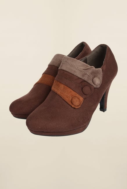 Cobblerz Brown Casual Stilettos Cobblerz Brown Casual Stilettos