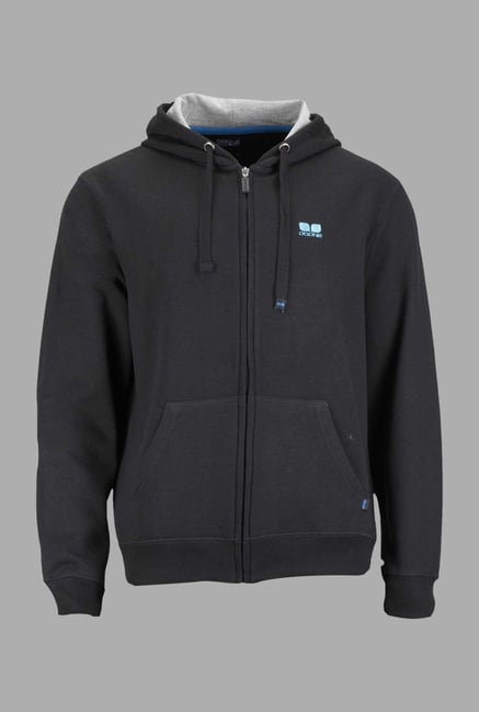 Doone Black Solid Training Jacket Doone Black Solid Training Jacket