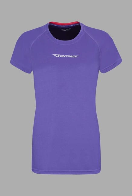 Outpace Purple Running T Shirt Outpace Purple Running T Shirt